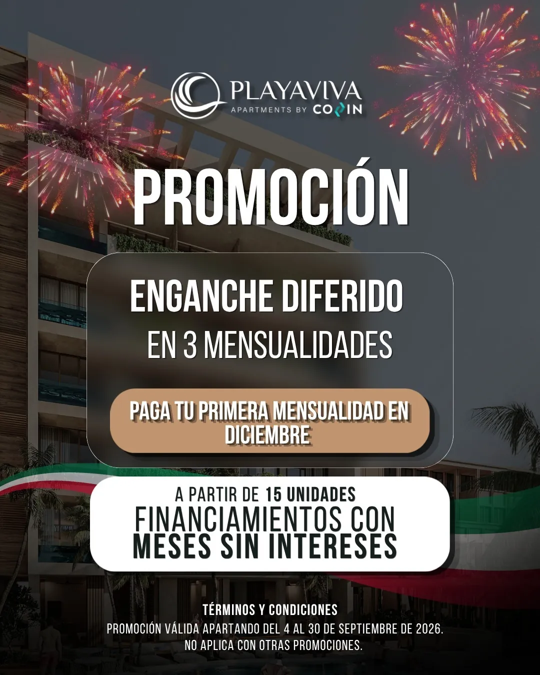 Enganche diferido en 3 mensualidades